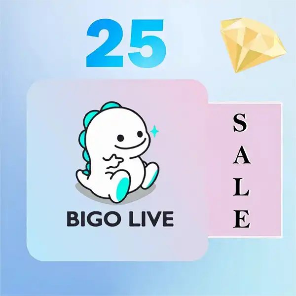 Алмазы Bigo Live 25 штук пакет